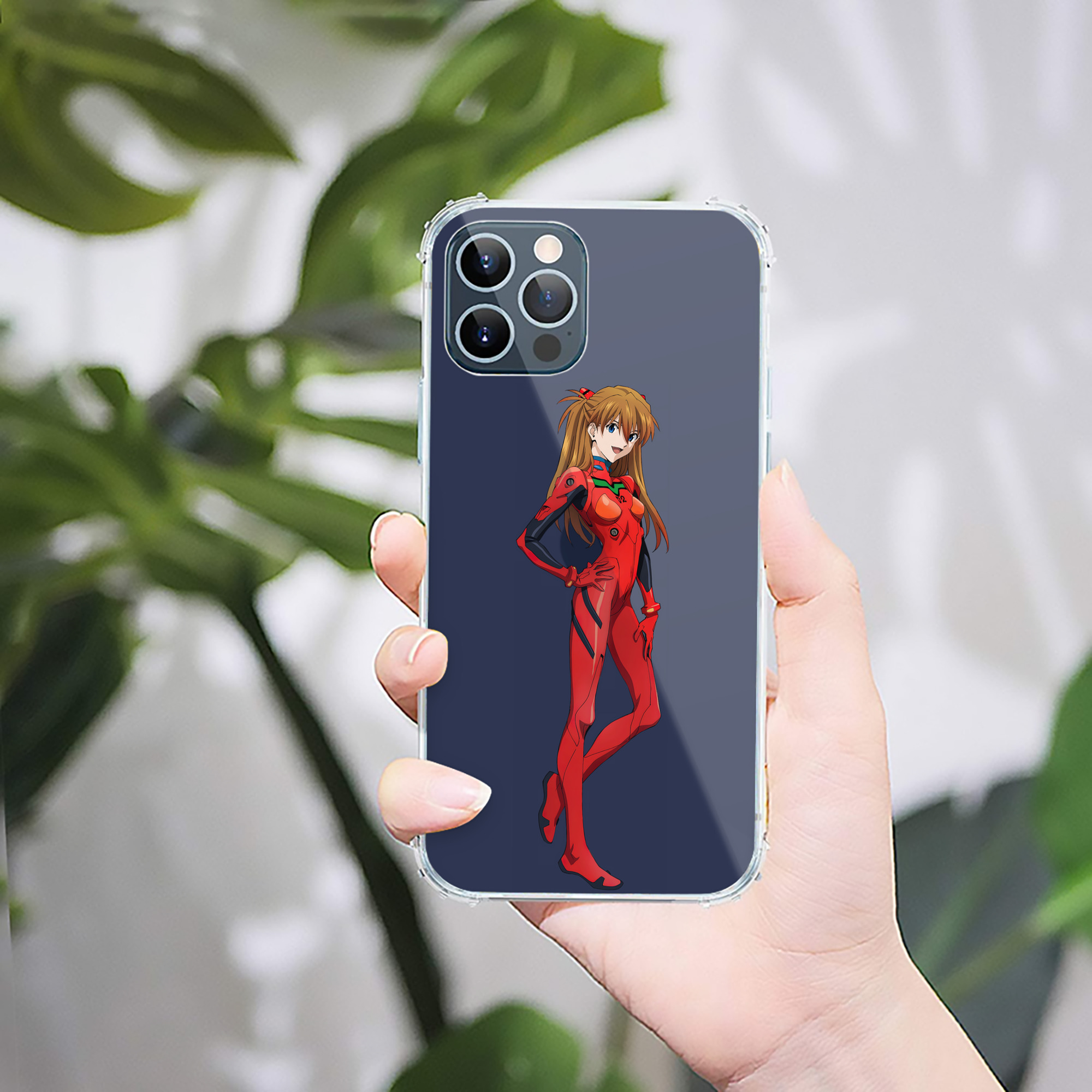 （画像用） EVA 新世紀エヴァンゲリオン 【iPhone 12シリーズ対応】透明スマホケース（クリアソフトケース）